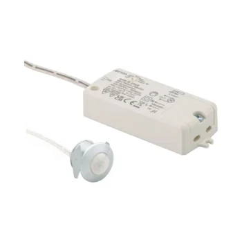 Leyton PIR-SYNCRO Leyton PIR-SYNCRO Wirelessly Paired PIR Sensor Switch - Silver