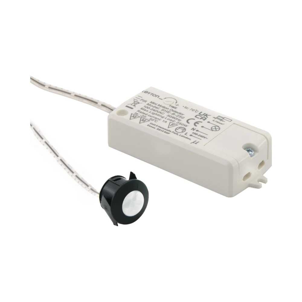 Leyton PIRSENTIM-BL PIR Sensor Switch - Black 1 Leyton PIRSENTIM-BL Leyton PIRSENTIM-BL PIR Sensor Switch - Black