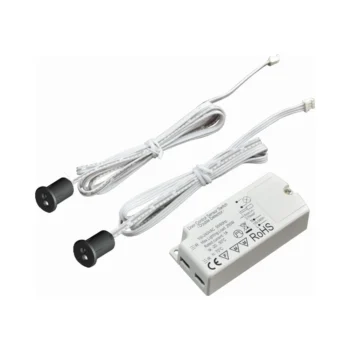 Leyton S-MINI-DS-DUO Leyton S-MINI-DS-DUO Discreet Miniature Recessed Double Door Sensor - Black