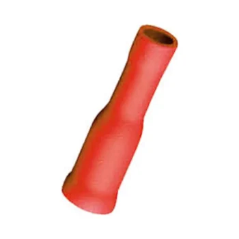 Live Electrical BF15R Insulated 1.5mm Bullet Connector Red Female - Pack of 100 1
