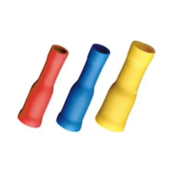 Live Electrical BM25B Insulated 2.5mm Bullet Connector Blue Male - Pack of 100