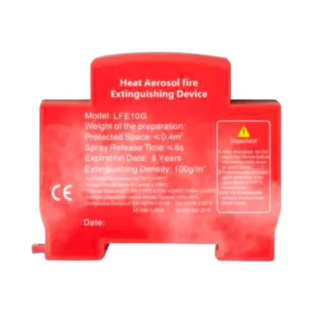 Live Electrical | LFE10G-RED | Heat Aerosol Fire Extinguishing Device