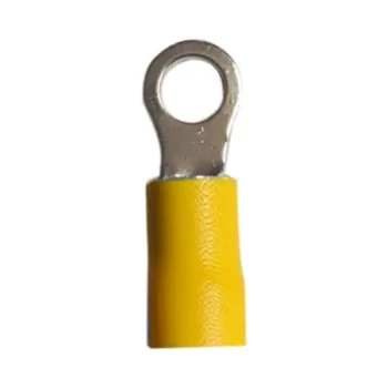 Live Electrical RL653Y 6mm x 5.3mm Yellow Ring Lug Connector