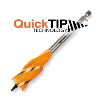 Mandrex ULTIMATE 4X PowerXbit Wood Drill Bit Hex 1/4” 24x160 mm