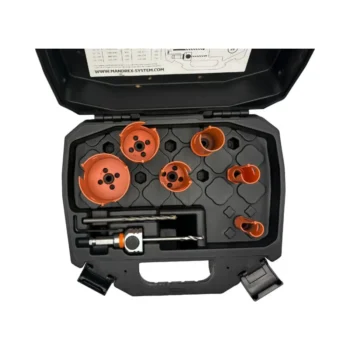 Mandrex MHSE1001V Multi-Purpose SuperXcut Hole Saw Kit ( 20, 25, 32, 40, 51, 64 )