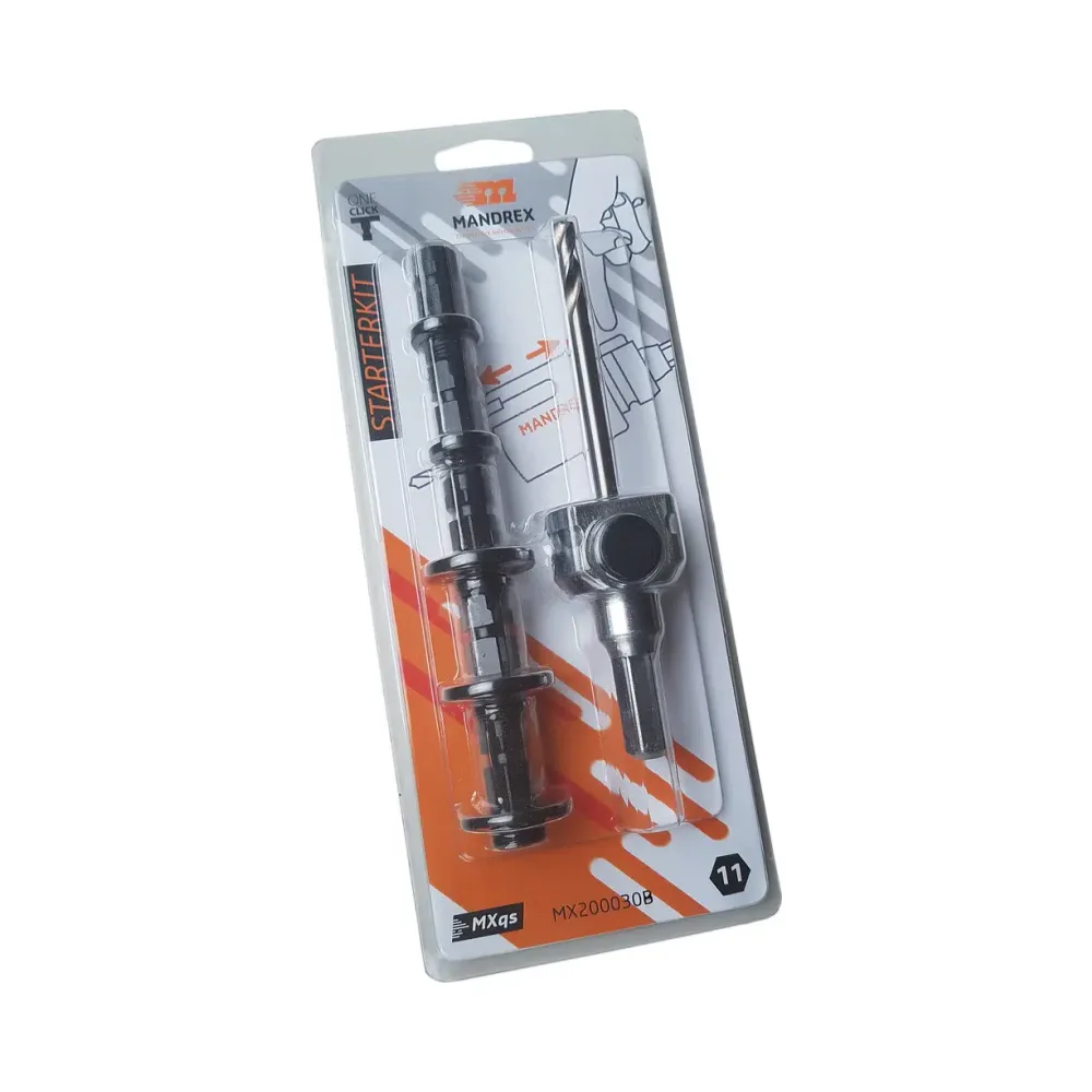 Mandrex MX200034B MXqs Starter Kit with SDS Plus with 125mm HSS Pilot Drill 1 Mandrex MX200034B Mandrex MX200034B MXqs Starter Kit with SDS Plus with 125mm HSS Pilot Drill
