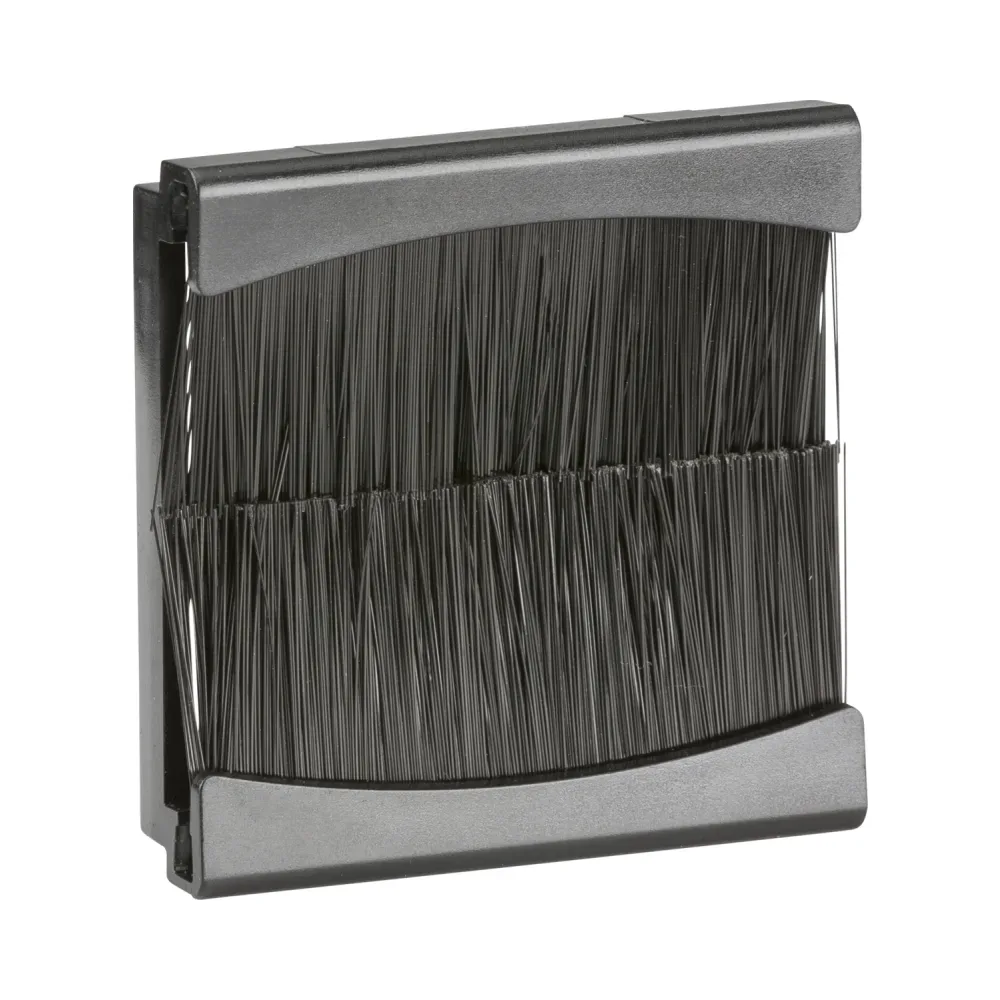 Knightsbridge Brush Module 50 x 50mm - Black 1 Knightsbridge NETBR2G Knightsbridge Brush Module 50 x 50mm - Black