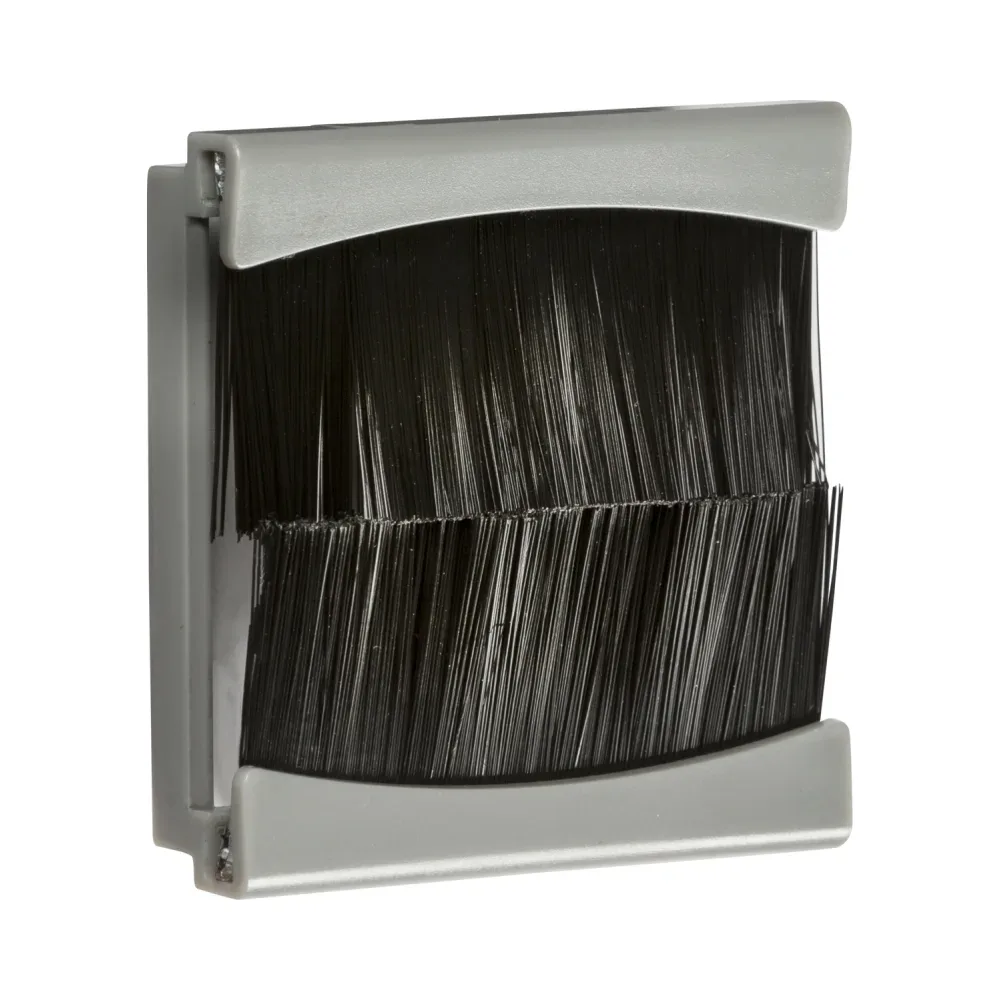 Knightsbridge Brush Module 50 x 50mm - Grey 1 Knightsbridge NETBR2GGY Knightsbridge Brush Module 50 x 50mm - Grey
