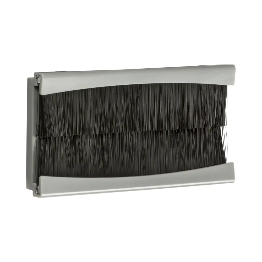 Knightsbridge Brush Module 100 x 50mm - Grey 1 Knightsbridge NETBR4GGY Knightsbridge Brush Module 100 x 50mm - Grey