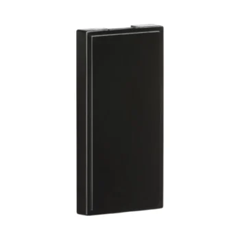 Knightsbridge NETHBK Knightsbridge Half Blanking Modules (25 x 50mm) - Black - Pack of 10