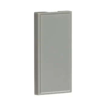 Knightsbridge NETHGY Knightsbridge Half Blanking Modules (25 x 50mm) - Grey - Pack of 10