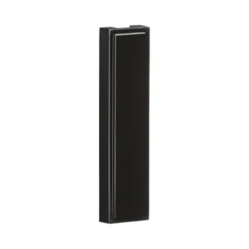 Knightsbridge NETQBK Knightsbridge Quarter Blanking Modules (12.5 x 50mm) - Black - Pack of 10
