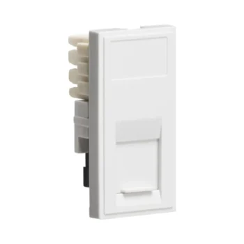 Knightsbridge NETRJ11WH Knightsbridge RJ11 Outlet Module 25 x 50mm (IDC) - White