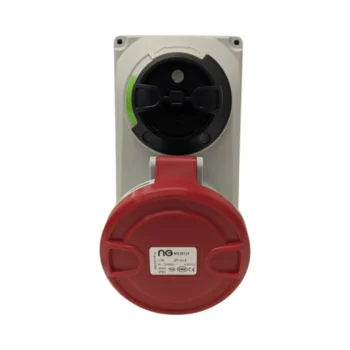 Niglon 16121 32A 415V IP44 5 Pin Compact Interlocking Switched Socket