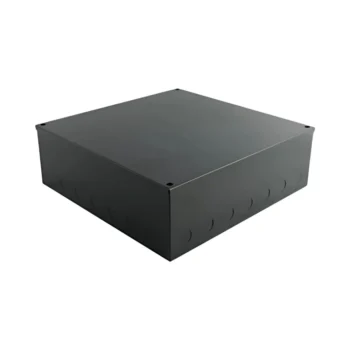 Niglon ABB12124 Black Steel Adaptable Box 300x300x100mm (With Knockouts)
