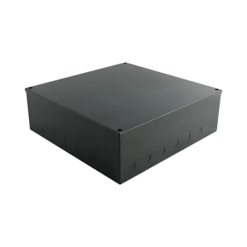 Niglon ABB12126 Black Steel Adaptable Box 300x300x150mm (With Knockouts) 1 Niglon ABB12126 Black Steel Adaptable Box 300x300x150mm (With Knockouts)