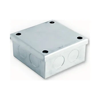 Niglon ABG331 Galvanised Steel Adaptable Box 75x75x37.5mm (With Knockouts)