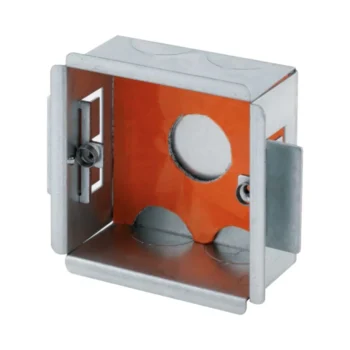 Niglon FR471 1 Gang 47mm Dry Lining Fire Rated Metal Back Box