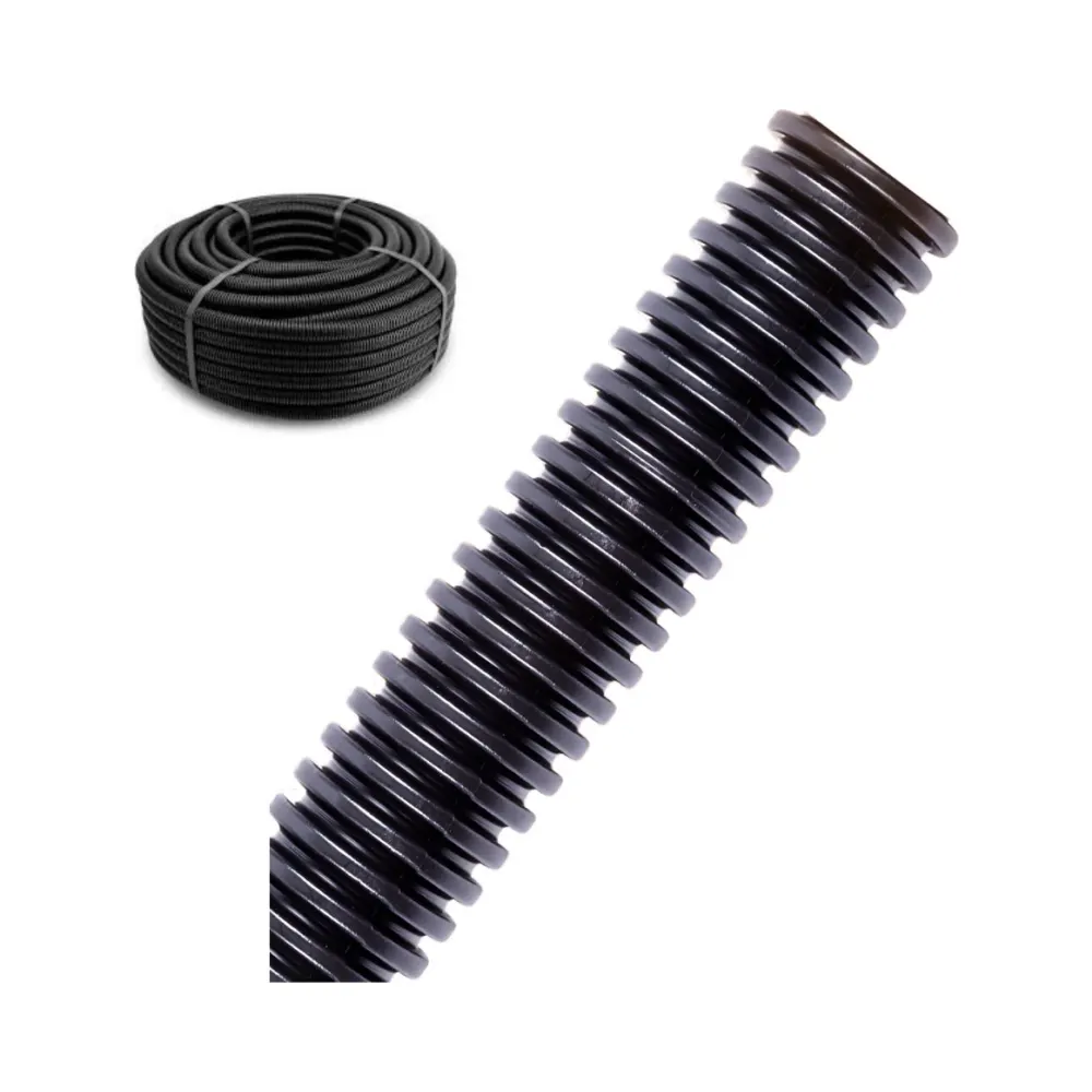 Niglon PP50B 50mm Polypropylene Black Flexible Conduit – 25m Coil 1 Niglon PP50B 50mm Polypropylene Black Flexible Conduit – 25m Coil