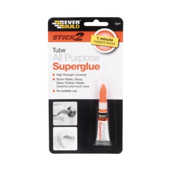 Olympic Fixings 238-519-020 Stick 2 All Purpose Superglue - 3g Tube