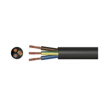 Pitacs 3183TRS2.5B/50 3 Core 2.5mm Rubber Flexible 3183TRS / H05RR-F Cable - 50 meters