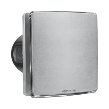 CED Airmaster 4" LED Stainless Steel Extract Fan with Timer