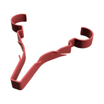 D-Line SD-STAG8SR/100 D-Line Safe-D Stag Clips 8-10mm Single for 1x 8-10mm Cable - Red - 100 Pieces 1