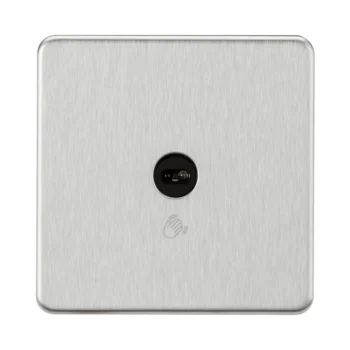 Knightsbridge SFTS1BC Knightsbridge 230V 1G 1-way Touchless Switch - Brushed Chrome