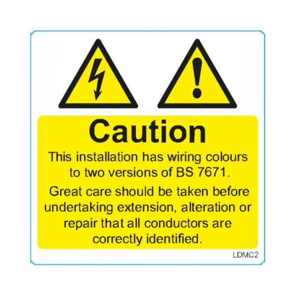Cobra Cable Warning Labels - Mixed Cable 75x75 mm - 25 Per Roll 1 Cobra SL/MC/7575/25 Cobra Cable Warning Labels - Mixed Cable 75x75 mm - 25 Per Roll
