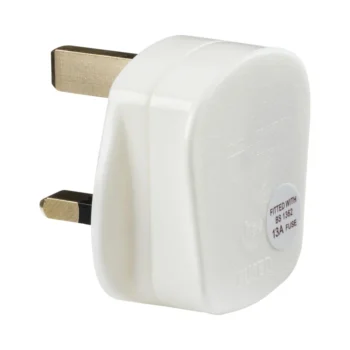 Knightsbridge SN2135W Knightsbridge 13A Rough Use Plug Top (Quick Fix) - White