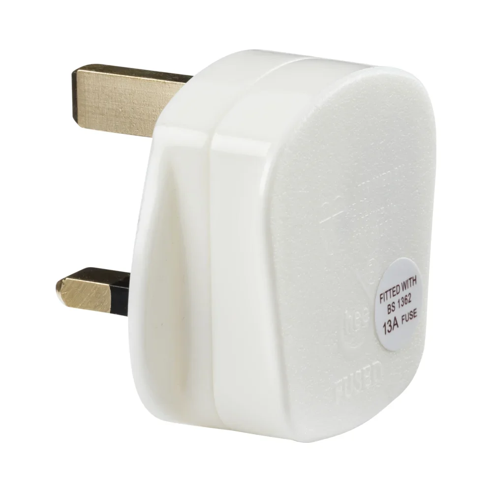 Knightsbridge 13A Rough Use Plug Top (Quick Fix) - White 1 Knightsbridge SN2135W Knightsbridge 13A Rough Use Plug Top (Quick Fix) - White