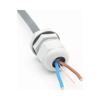 SWA CUGN-TYPE6 Brass M32 Gland – 18th Edition-compliant gland for 2 x 16mm meter tails and 1 x 16mm earth tail with flame-resistant insert.