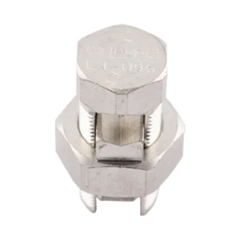 LT70 Line Tap 70-95mm Connector Brass BS2874 - CZ112, Nickel Plated