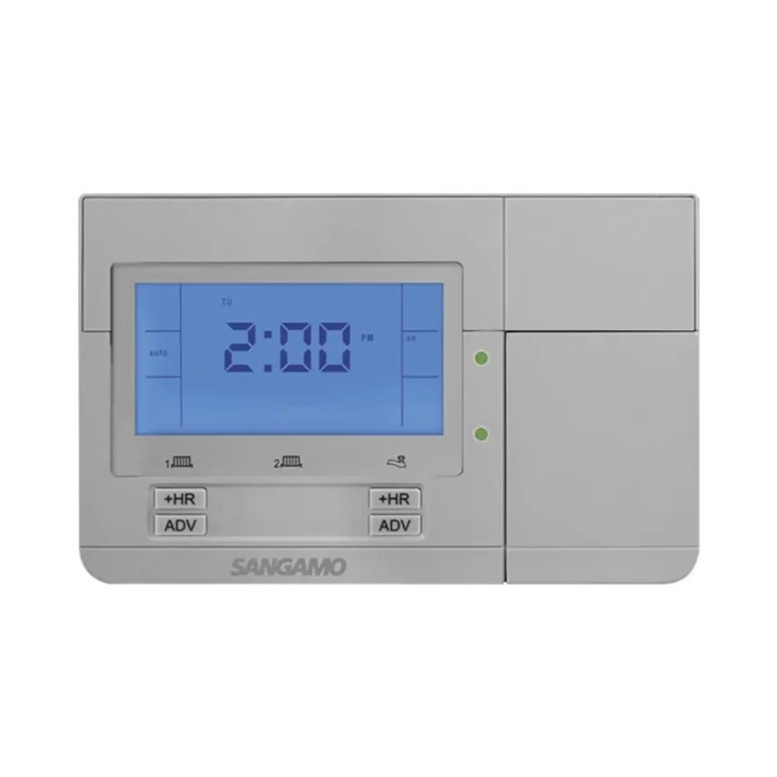 Sangamo CHPPR2S Choice Plus Programmer 2 Channel Silver 1 Sangamo CHPPR2S Choice Plus Programmer 2 Channel Silver