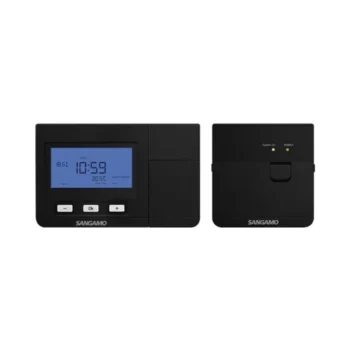 Sangamo CHPRSTATDPRFB Choice Plus Digital Black Wireless Programmable Room Thermostat