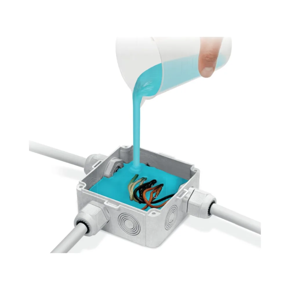 Raytech Techno GelGum 500 – 500ml Two-Component Gel-Rubber Insulating Compound for Cable Protection 2 Raytech Techno GelGum 500 – Two-Component Gel-Rubber Insulating Compound for Cable Protection