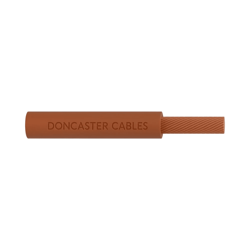 Doncaster Cables Tri Rated 16mm² Brown PVC Cable – 100m 1 Doncaster Cables TR716BR/100 Doncaster Cables Tri Rated 16mm² Brown PVC Cable – 100m