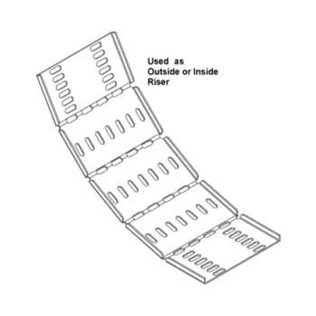 Atkore Unistrut TUMAR100PG Atkore Unistrut TUMAR - Adjustable Riser - 100 mm 1
