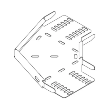 Atkore Unistrut TUMB225/45PG Atkore Unistrut TUMB45 - 45° Medium Duty Flat Bend - 225mm 1