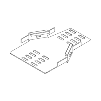 Atkore Unistrut TUMSR150/100PG Atkore Unistrut TUMSR - Medium Cable Tray Reducer - 150 to 100 mm 1