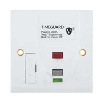Timeguard RCD10WPVN Timeguard RCD10WPVN Valiance+ RCD Protected Passive Single Gang Fused Connection Unit - White 2
