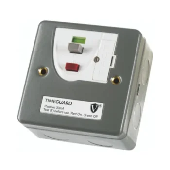 Timeguard RCD16MLN Timeguard Valiance+ RCD Protected Passive Single Gang Metal Fused Connection Unit 1