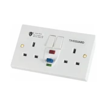 Timeguard RCDO5WAVN RCD Active 2 Gang Socket