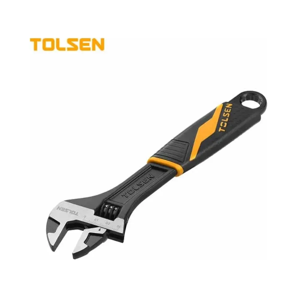 Tolsen | 15311 | Adjustable Wrench PVC Grip | 300mm 1 Tolsen Adjustable Wrench PVC Grip 300mm