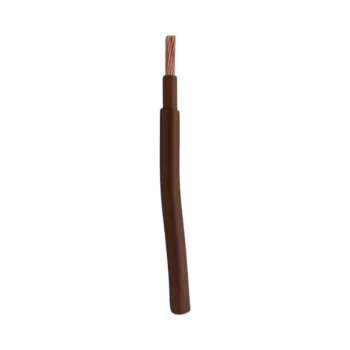 16mm 6181Y Brown Flexible Meter Tail - Cut per Meter 2