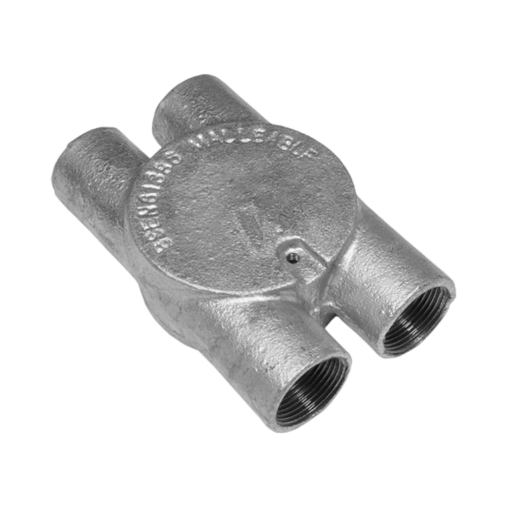Unicrimp QCBH425G – 25mm 4 Way Galvanised Conduit Box – Pack of 1 1 Unicrimp QCBH425G – 25mm 4 Way Galvanised Conduit Box – Pack of 1