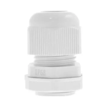 Unicrimp QCGM32WHT 32mm White Cable Gland - Pack of 10