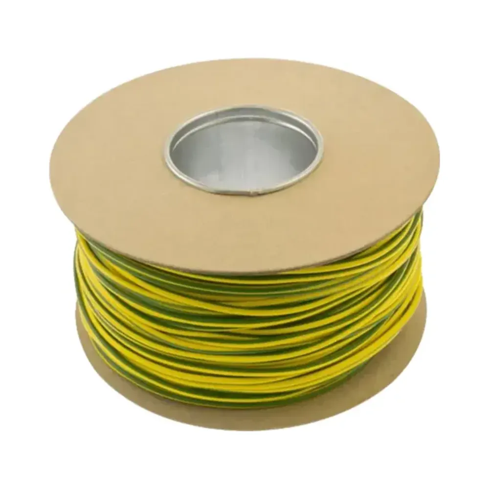 Unicrimp QES2 - Green/Yellow PVC Earth Sleeving 2mm x 100m 1 Unicrimp QES2 - Green/Yellow PVC Earth Sleeving 2mm x 100m
