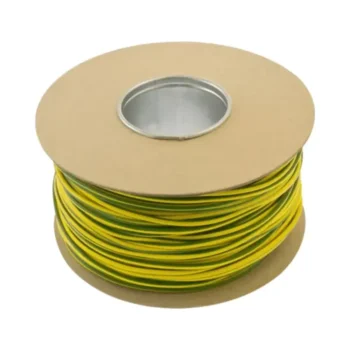 Unicrimp QES4 - Green/Yellow PVC Earth Sleeving 4mm x 100m