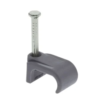 Unicrimp QFC6 Flat 4-6mm T&E Cable Clips Grey (PK100)